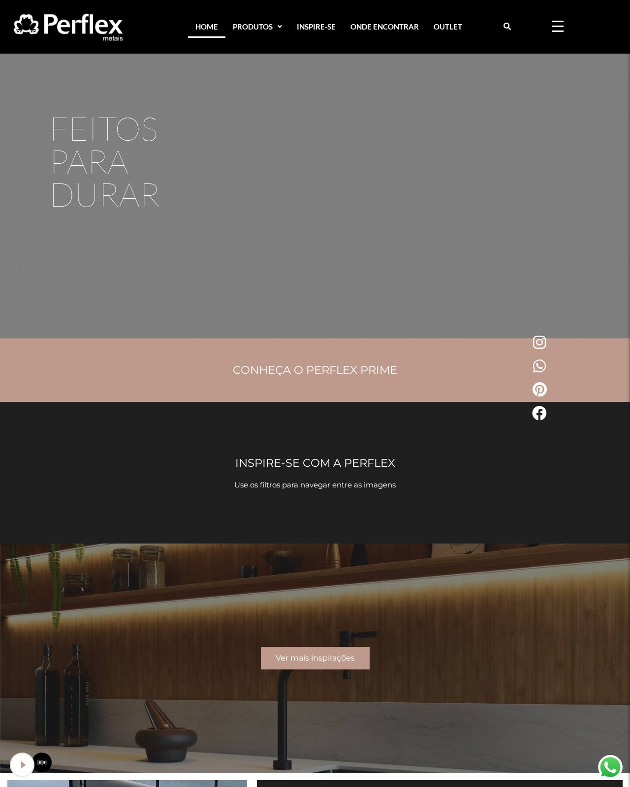 Site desenvolvido para Perflex